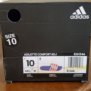Adidas men's sandals NWT size 10